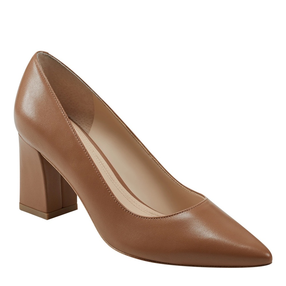 Marc Fisher Zala Pointy Toe Block Heel Pumps